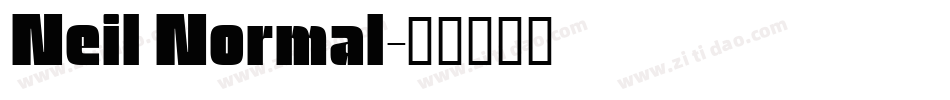 Neil Normal字体转换